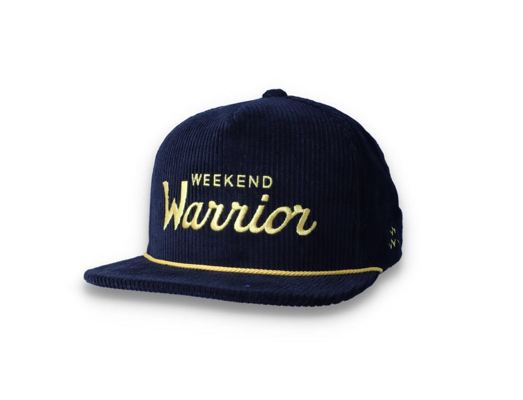 Snapback Cap Black Weekend Warrior Corduroy - LOKK