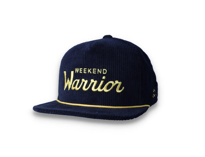 Snapback Cap Black Weekend Warrior Corduroy - LOKK