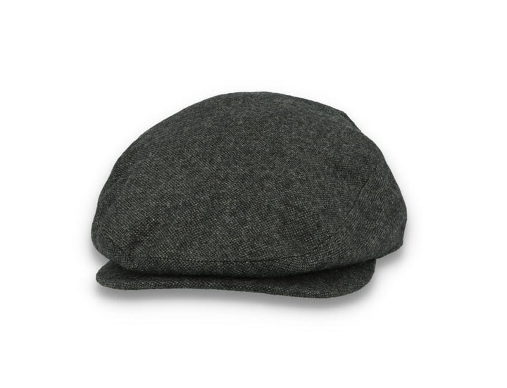 Barbour Barlow Flat Cap Dark Grey - LOKK