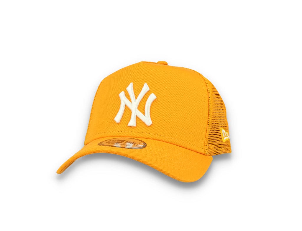 Tonal Mesh Trucker Cap NY Yankees R Gold - LOKK