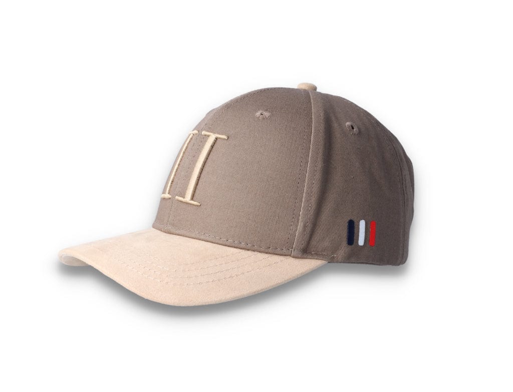 Baseball Cap Suede II Caribou Brown/Oyster Grey - LOKK