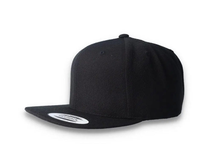 Black/Black Snapback Cap - Yupoong 6089M - LOKK