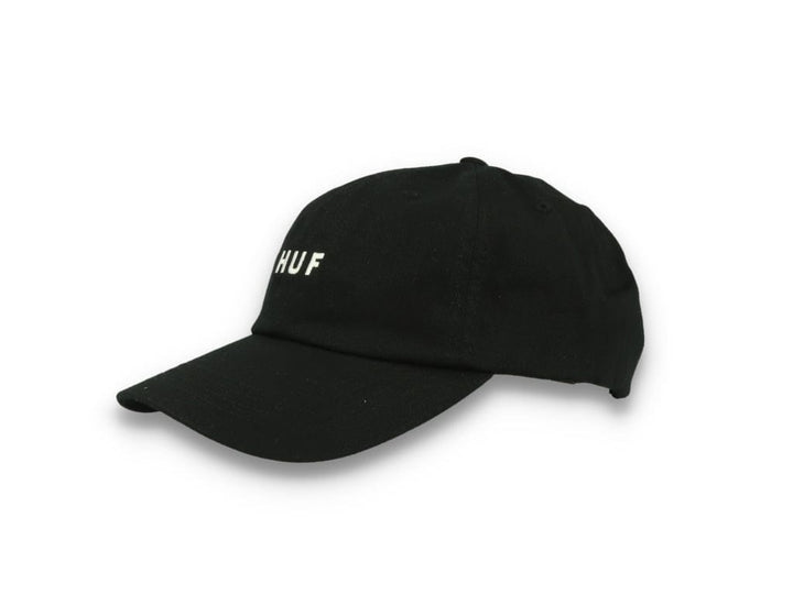 Huf Set Og Cv 6 Panel Hat Black - LOKK