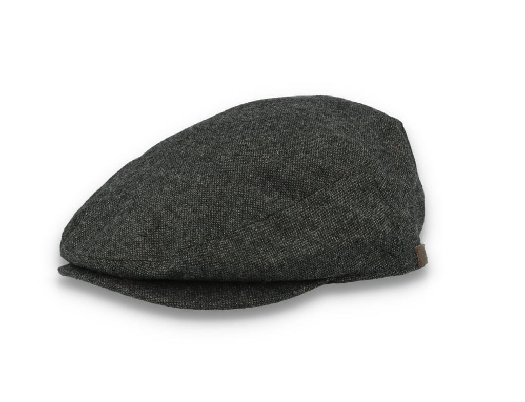 Barbour Barlow Flat Cap Dark Grey - LOKK