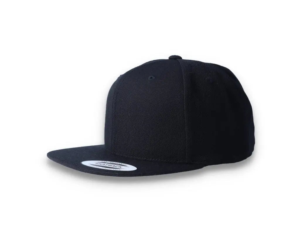 Black Snapback Cap - Yupoong 6089M - LOKK