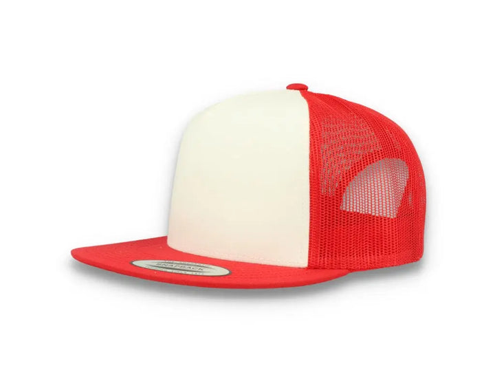 Classic Trucker Cap Red/White/Red - Yupoong 6006 - LOKK