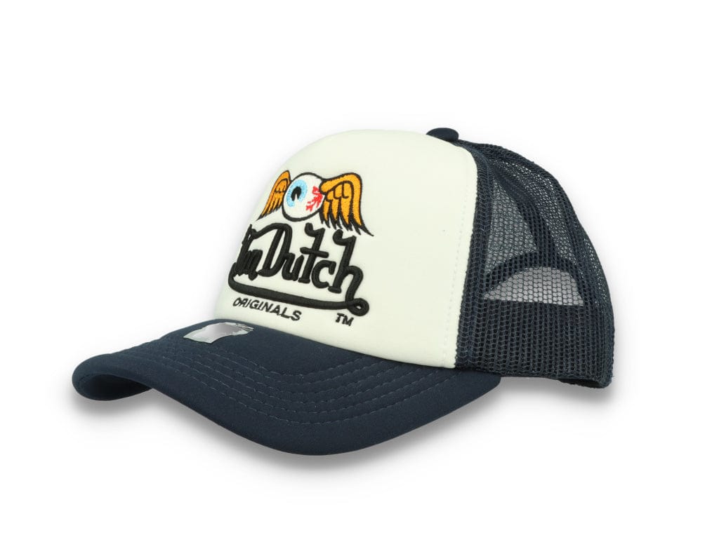 Von Dutch Trucker Cap Baker White/Navy - LOKK