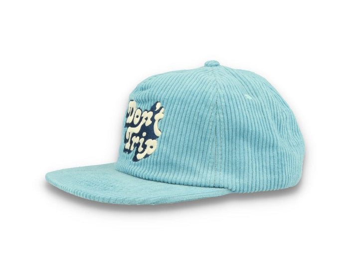 Free & Easy Don't Trip Fat Corduroy Snapback Cap Blue - LOKK