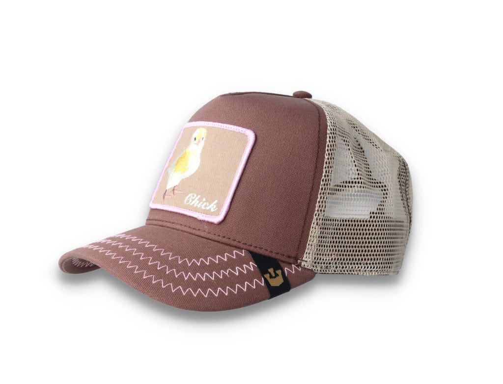 Goorin Trucker Cap Chicky Boom Brown