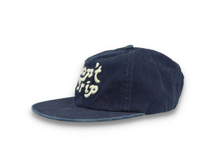 Free & Easy Don't Trip Strapback Hat Washed Navy - LOKK