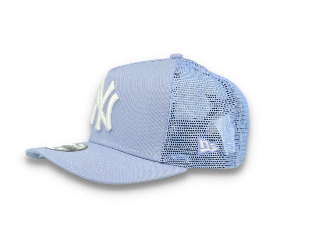 Kids Trucker Cap Tonal Mesh NY Yankees Light Purple - LOKK