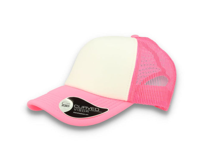 Trucker Cap Fuchsia Fluo/White Atlantis Rapper Foam - LOKK