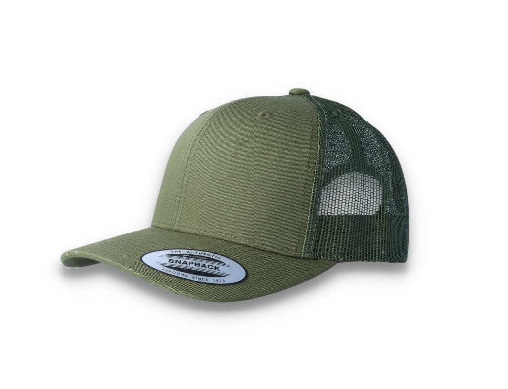 Green Trucker Cap Retro - Yupoong 6606 - LOKK