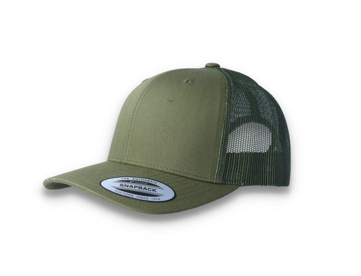 Green Trucker Cap Retro - Yupoong 6606 - LOKK