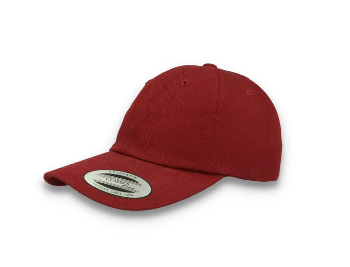 Maroon Dad Cap Low Profile Cotton Twill - Yupoong 6245CM - LOKK