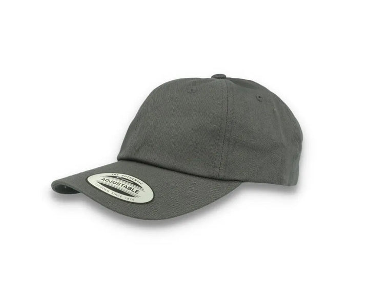 Dark Grey Dad Cap Low Profile Cotton Twill - Yupoong 6245CM - LOKK