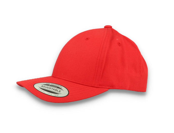Curved Baseball Cap Snapback Red - Yupoong 7706 - LOKK