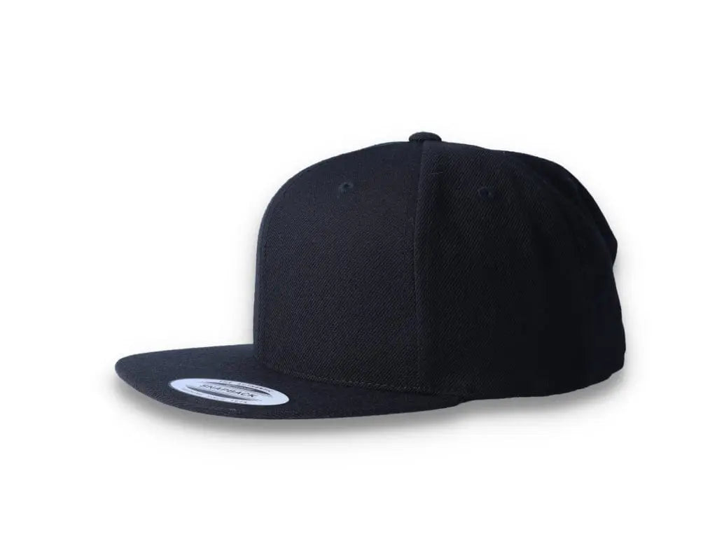 Black Snapback Cap - Yupoong 6089M - LOKK