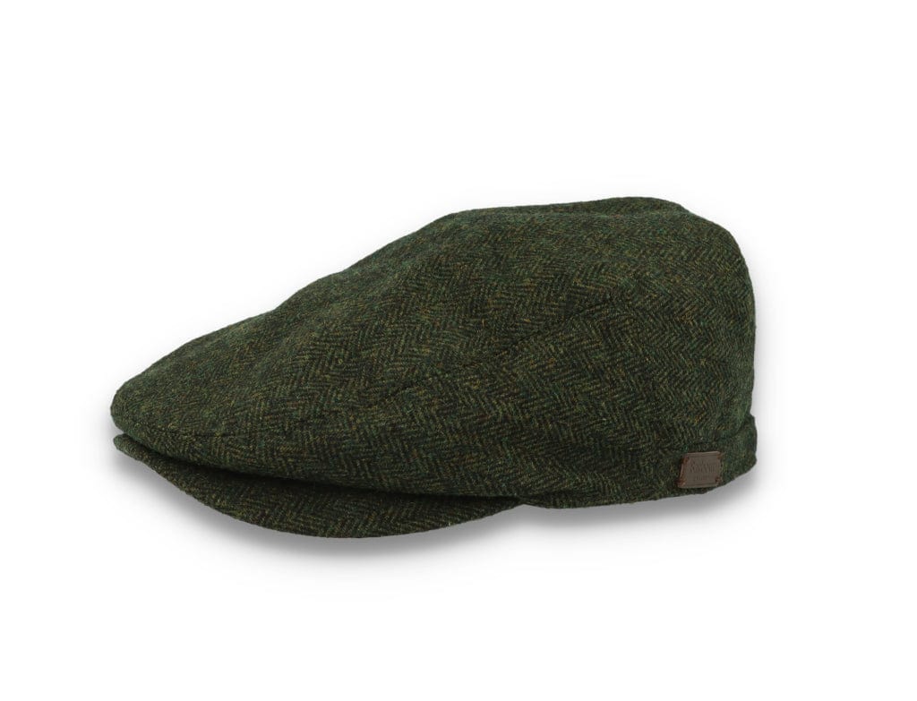 Barbour Barlow Flat Cap Olive - LOKK