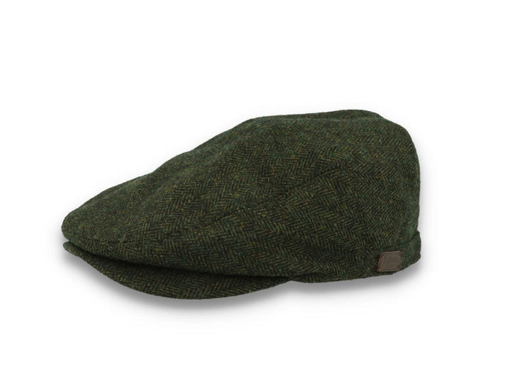 Barbour Barlow Flat Cap Olive - LOKK