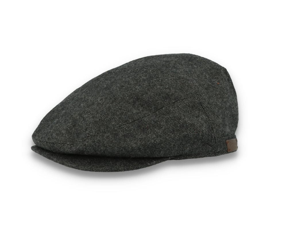 Barbour Barlow Flat Cap Dark Grey - LOKK