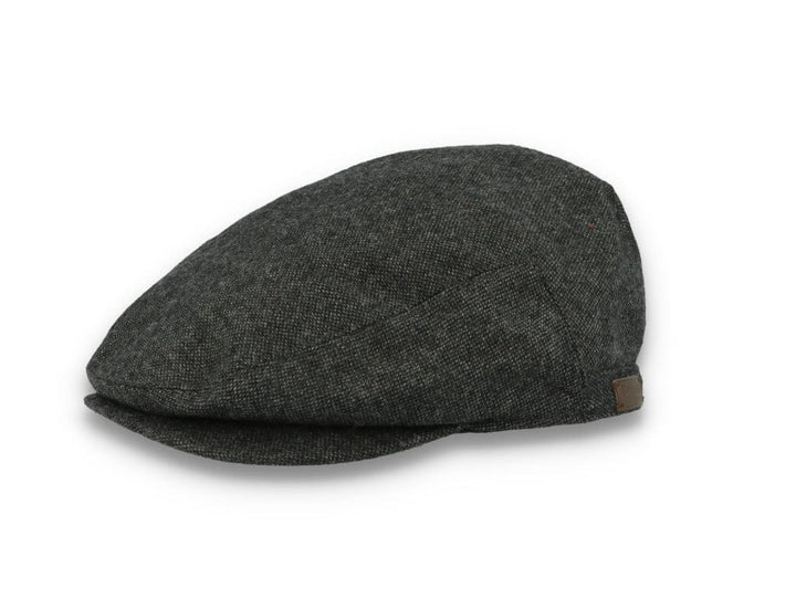Barbour Barlow Flat Cap Dark Grey - LOKK