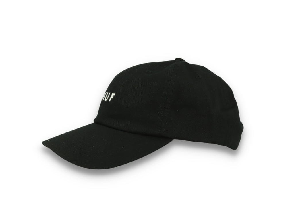 Huf Set Og Cv 6 Panel Hat Black - LOKK