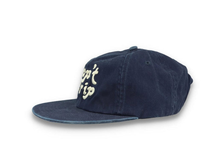 Free & Easy Don't Trip Strapback Hat Washed Navy - LOKK