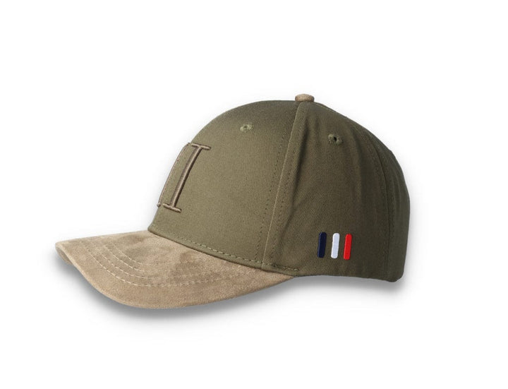 Baseball Cap Suede II Olive Night/Turtle Green - LOKK
