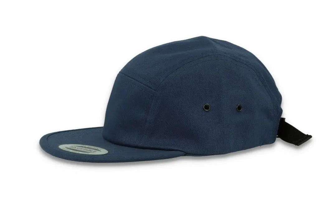 Navy 5-Panel Classic Jockey Cap - Yupoong 7005 - LOKK