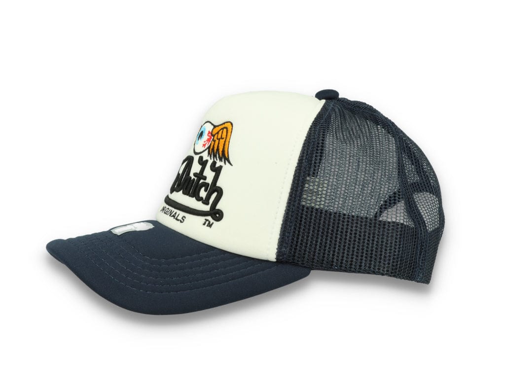 Von Dutch Trucker Cap Baker White/Navy - LOKK