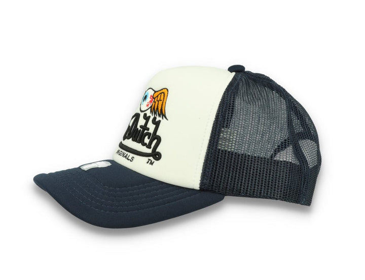 Von Dutch Trucker Cap Baker White/Navy - LOKK