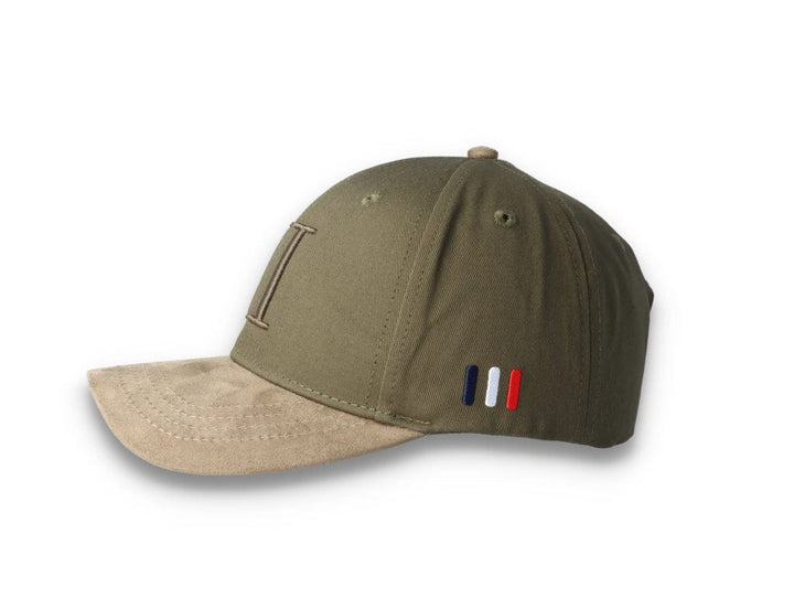 Baseball Cap Suede II Olive Night/Turtle Green - LOKK