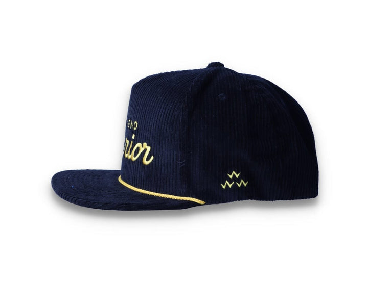 Snapback Cap Black Weekend Warrior Corduroy - LOKK