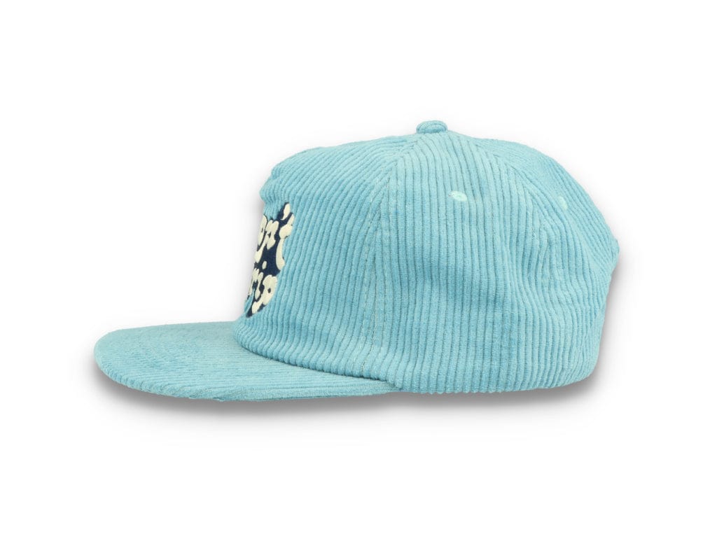 Free & Easy Don't Trip Fat Corduroy Snapback Cap Blue - LOKK