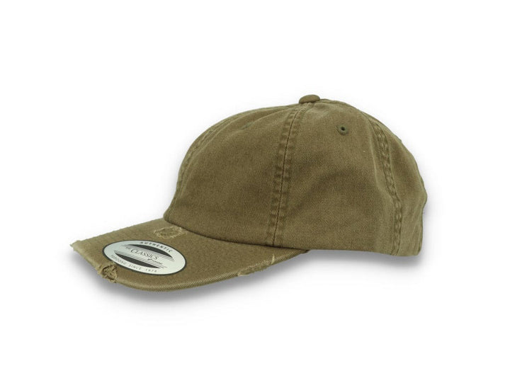 Low Profile Destroyed Cap Buck Green 6245DC - LOKK