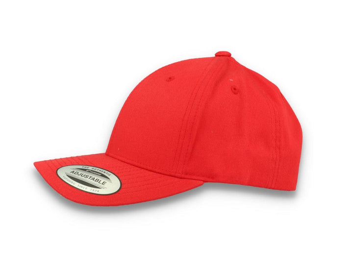 Curved Baseball Cap Snapback Red - Yupoong 7706 - LOKK