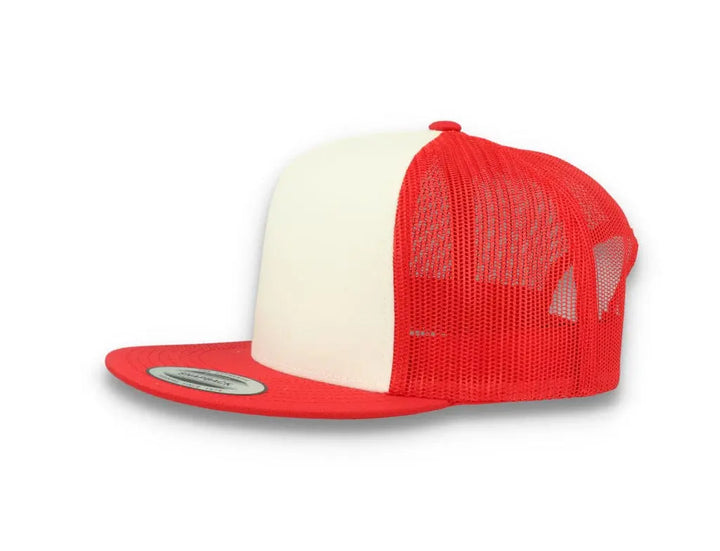 Classic Trucker Cap Red/White/Red - Yupoong 6006 - LOKK