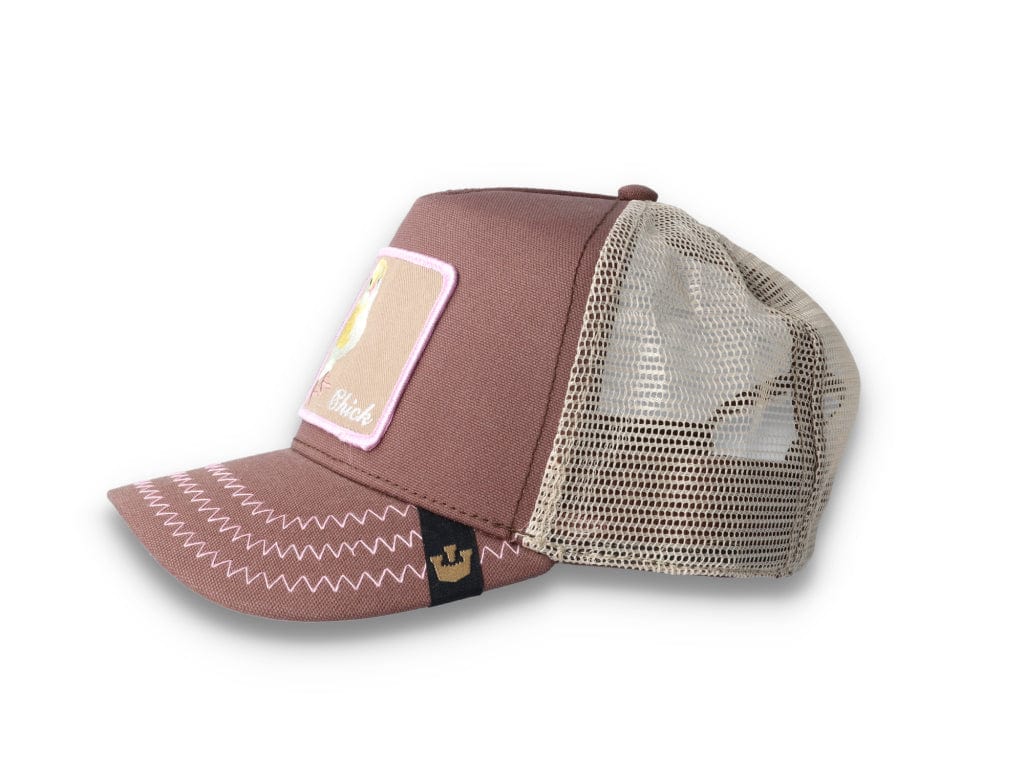 Goorin Trucker Cap Chicky Boom Brown