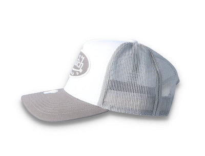 Von Dutch Trucker Cap Boston Cotton Twill White/Grey