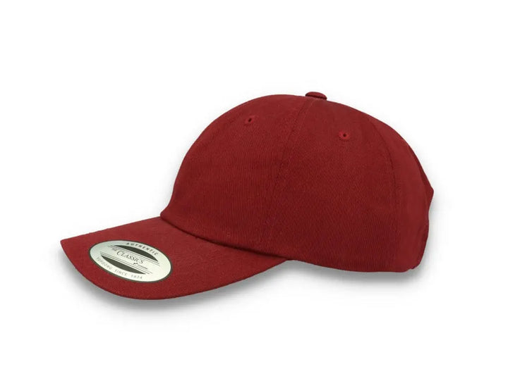 Maroon Dad Cap Low Profile Cotton Twill - Yupoong 6245CM - LOKK