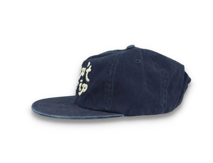 Free & Easy Don't Trip Strapback Hat Washed Navy - LOKK