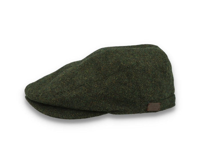 Barbour Barlow Flat Cap Olive - LOKK
