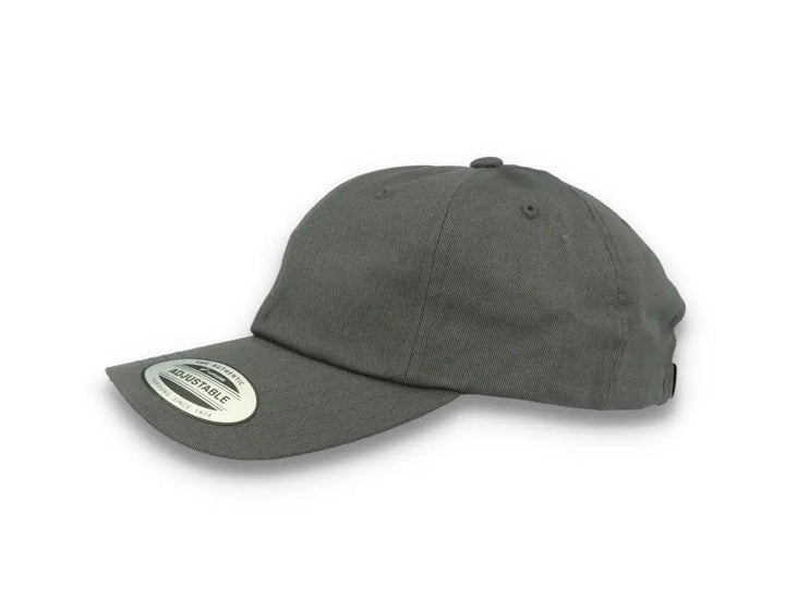 Dark Grey Dad Cap Low Profile Cotton Twill - Yupoong 6245CM - LOKK