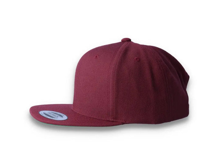 Maroon Snapback Cap - Yupoong 6089M - LOKK