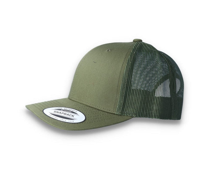 Green Trucker Cap Retro - Yupoong 6606 - LOKK