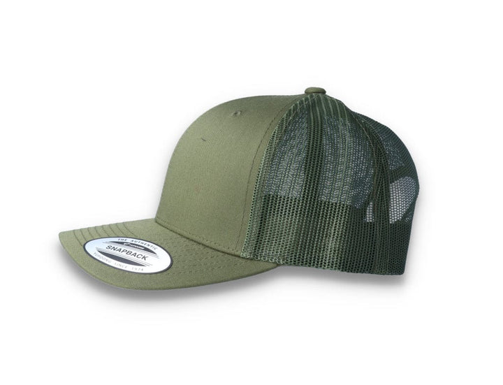 Green Trucker Cap Retro - Yupoong 6606 - LOKK