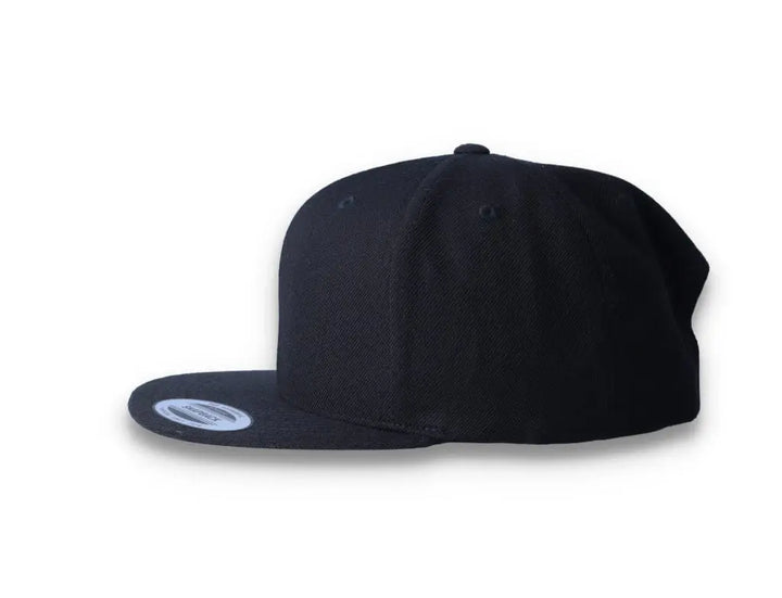 Black Snapback Cap - Yupoong 6089M - LOKK