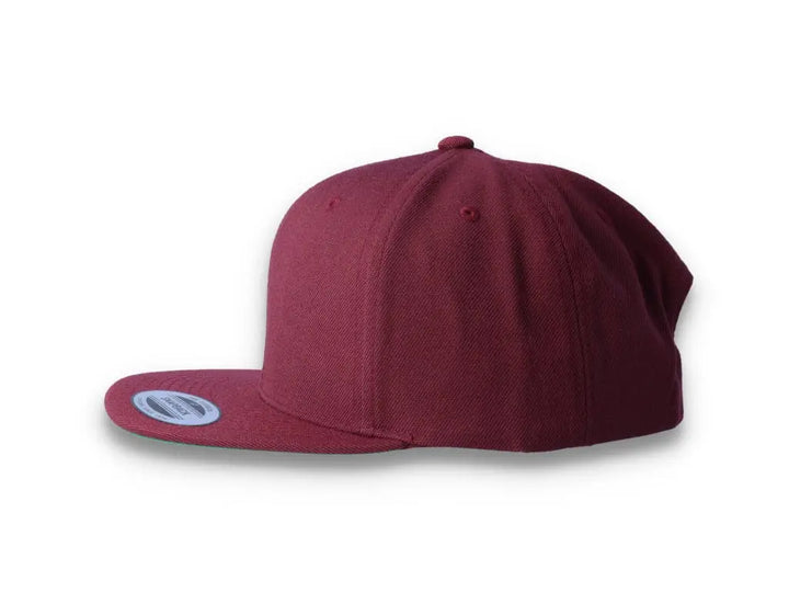 Maroon Snapback Cap - Yupoong 6089M - LOKK