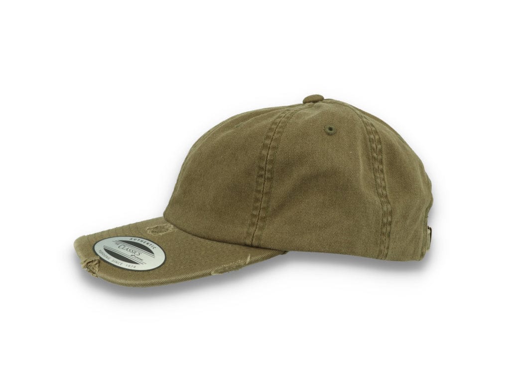 Low Profile Destroyed Cap Buck Green 6245DC - LOKK
